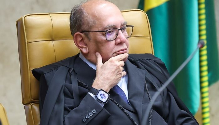 O ministro Gilmar Mendes, durante sessão do STF — Foto: Victor Piemonte/STF/21-08-2025