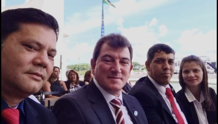 oão Batista em Brasília prestigiando posse da petista Dilma Roussef
