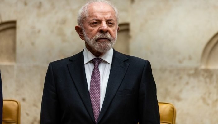 Presidente Lula na abertura do ano do Judiciário do STF — Foto: Brenno Carvalho/ Agência O Globo