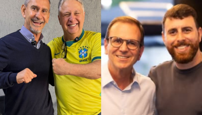 Coronel Venâncio Moura (DC) e Garotinho (Republicanos); Eduardo Paes (PSD) e Renato Cozzolino (D...