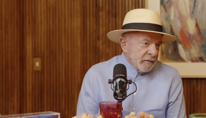 Lula em entrevista a podcast — Foto: Reprodução