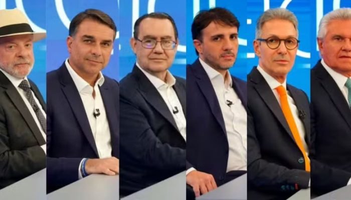 Presidenciáveis mais bem colocados na Quaest: Lula, Flávio Bolsonaro, Augusto Cury, Renan Santo...