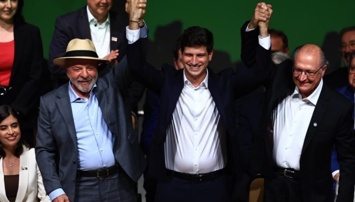 Lula, João Campos e Geraldo Alckmin: convenção nacional do PSB sela apoio de campanha à reele...